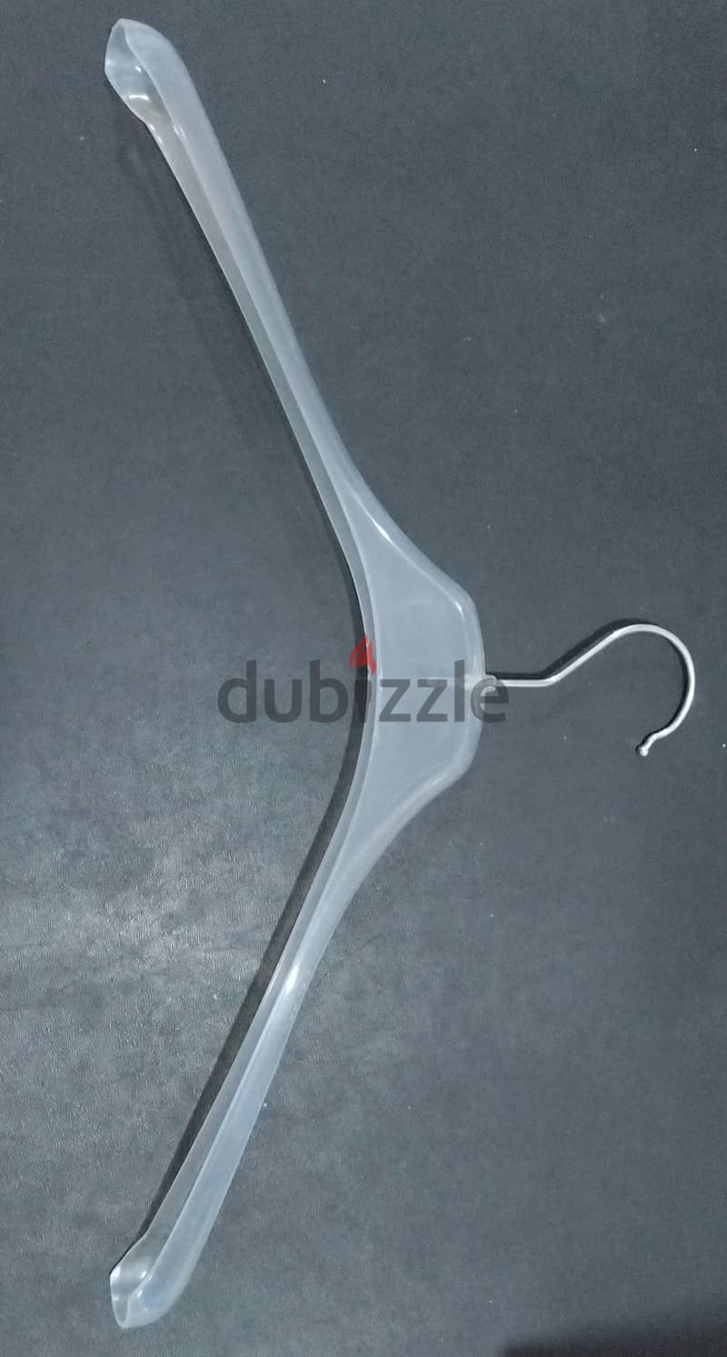 Plastic Transparent Clothes Hanger 0