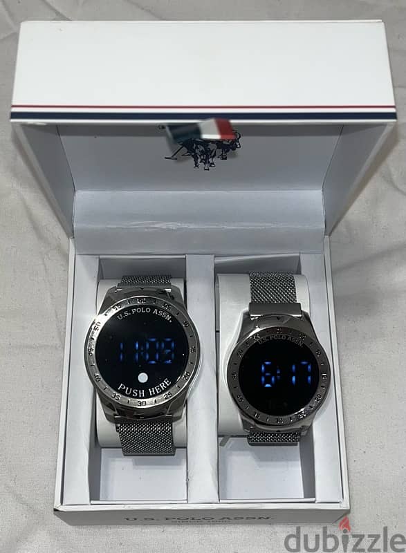 USPA  DIGITAL ORIGINAL 2 WATCHES FOR HIM AND HER 1