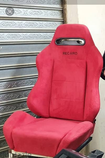 Recaro Sport Car Seat كرسي ريكارو سبورت أحمر يركب على جميع السيارات