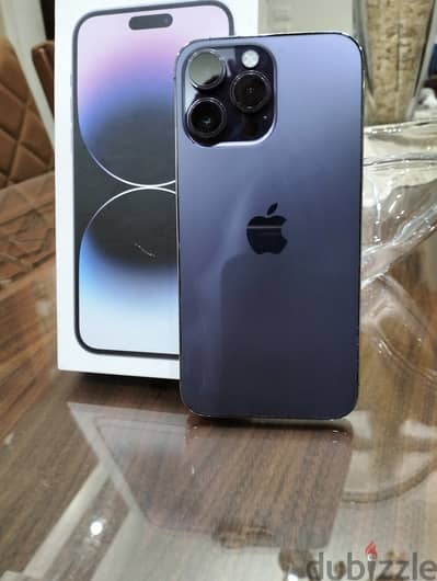 Iphone 14 pro Max for sale 2 Sim purple  color with 256GB