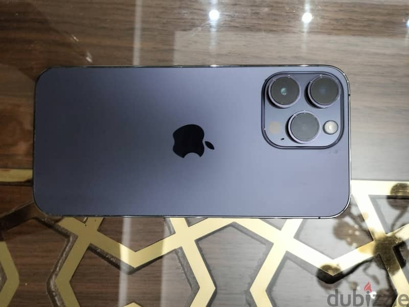 Iphone 14 pro Max for sale 2 Sim purple  color with 256GB 9