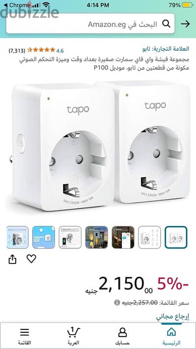 Smart Plug Tapo P100