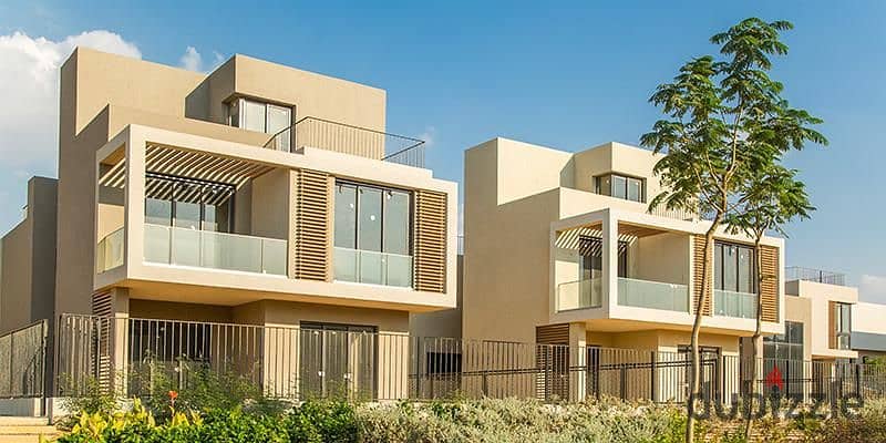 A fully finished townhouse in installments in “Sodic East Shorouk” at a price of 221 m 0