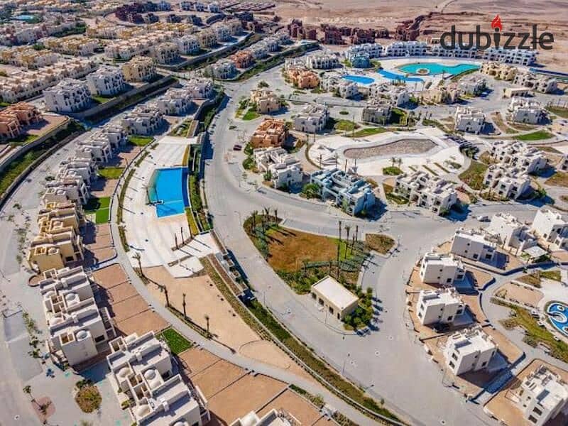 شاليه بروف خاص ع البحر متشطب في مكادي هايتس الغردقة New Gouna Makadi Heights 0