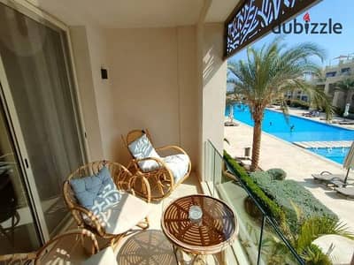 Fully Finished Chalet Ready to Move In Overlooking the Pool in Mangroovy, El Gouna