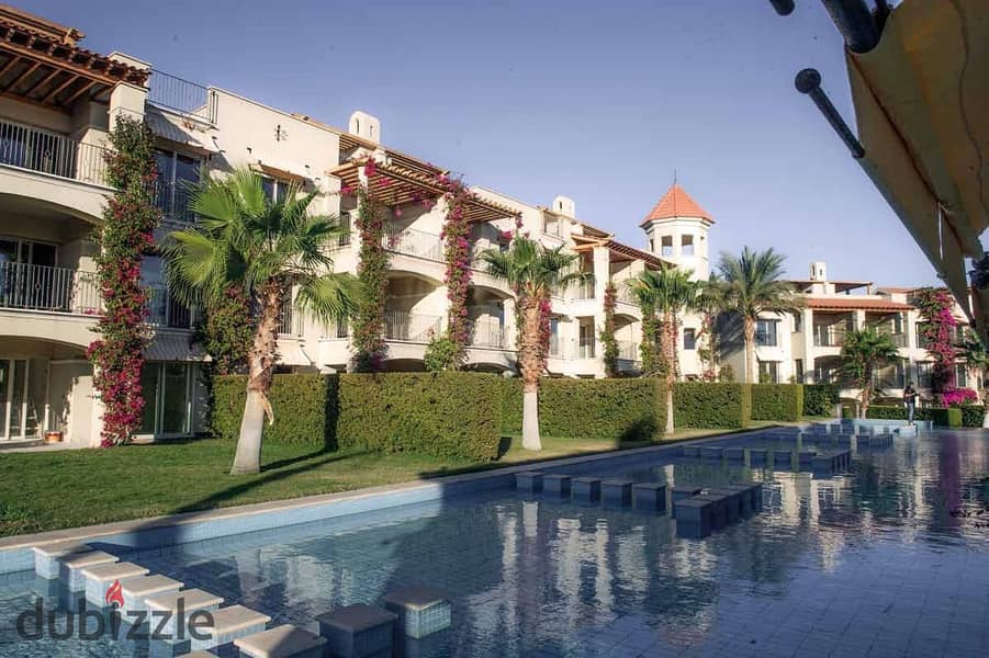 Apartment for sale, two rooms, super deluxe finishing + garden and pool in Veranda Sahl Hasheesh 0