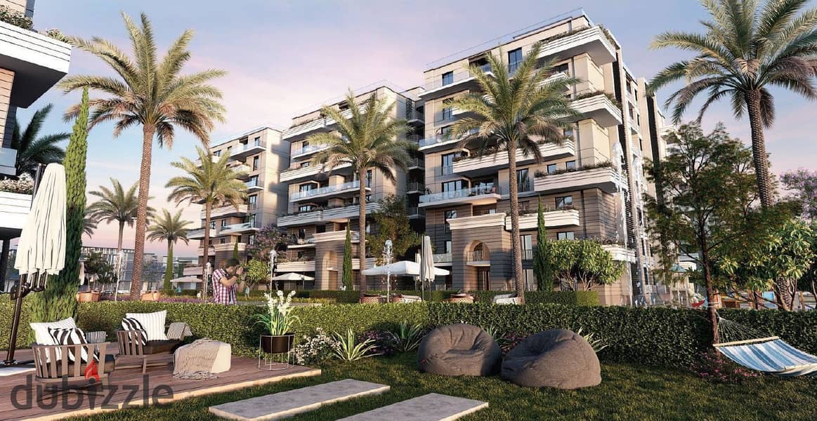 Apartment 144m with installments in front of the embassy district in the new capital in Dejoya 3 Compound 0