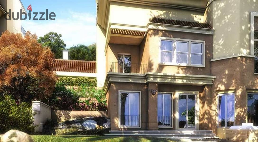 في كمبوند سراي القاهرة الجديدة Sarai New Cairo احصل علي فيلا بفيو رائع 0