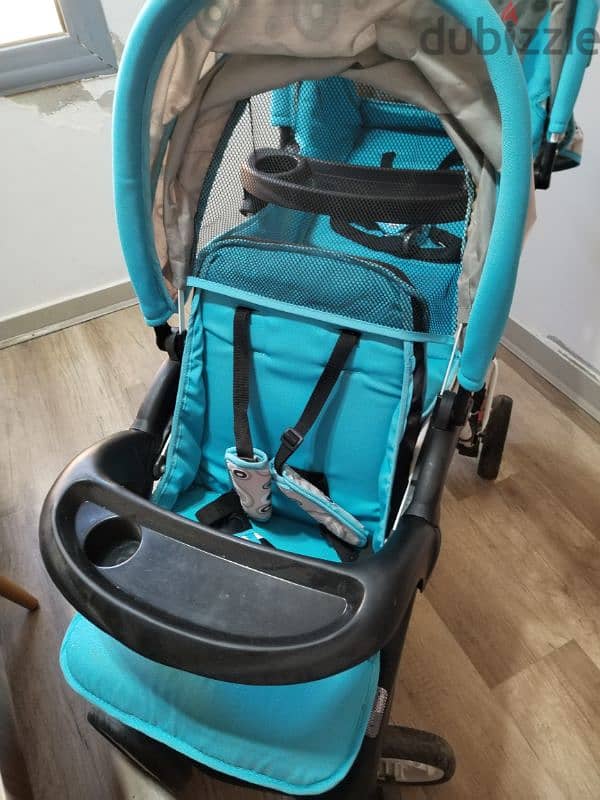 Gracco twin stroller. 0