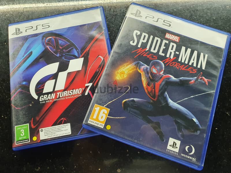 Ps5 games like new [spide+man+gran+Turismo+7] 0