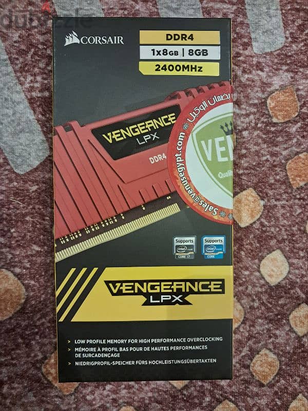 Corsair Vengeance LPX 8GB 2400 Mhz DDR4 - رامات ٨ جيجا 0