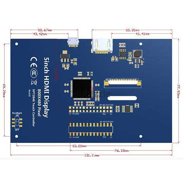 5 inch Hdmi Touch screen 0