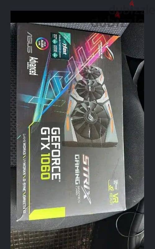 1060 6gp Asus ROG strix استعمال خفيف جدا 1