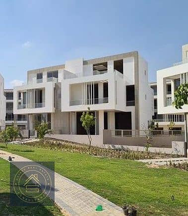 Twin house, Fully finished villa with air conditioners, ready to move in, prime location, in JOULZ Compound 6th October