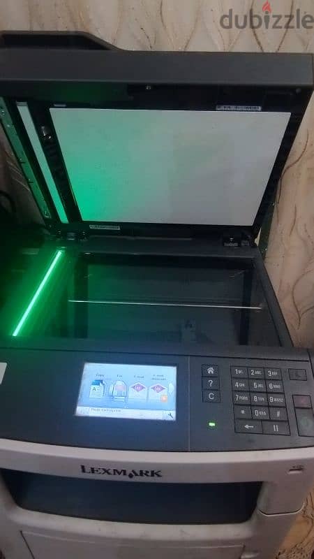 طباعة وتصوير وسكانر وفاكس ٤×١ ممتازة Lexmark استيراد برتنر 0