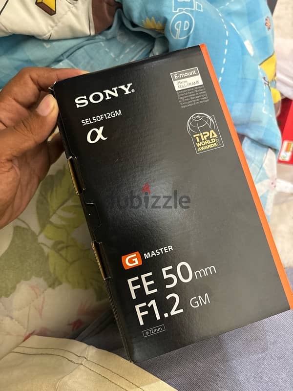 lens sony 50mm 1.2 GM new 1