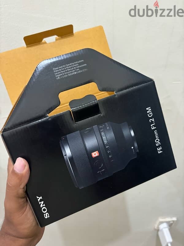 lens sony 50mm 1.2 GM new 6