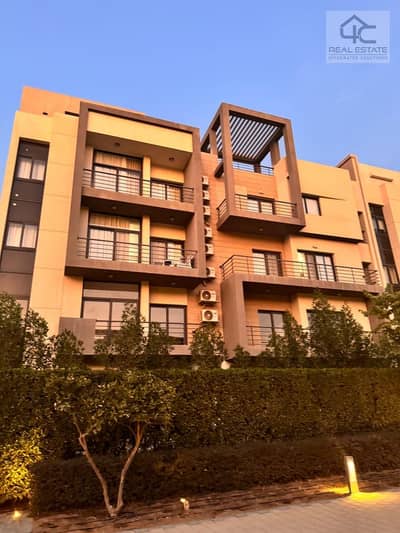 Lowest price apartment 125m 2 bedrooms finished with air conditioning and kitchen Ready to move open view and landscape in Al Marasem fifth square