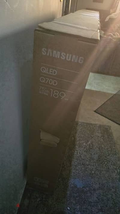 شاشه سامسونج ٧٥ بوصه  Qled Q70d new