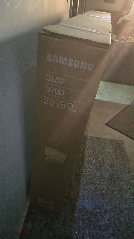 شاشه سامسونج ٧٥ بوصه  Qled Q70d new 0