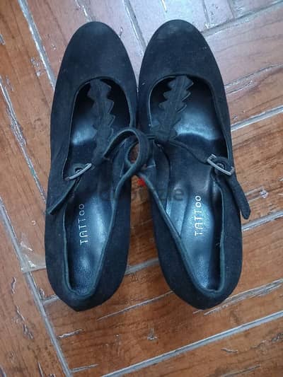 black elegant shoes