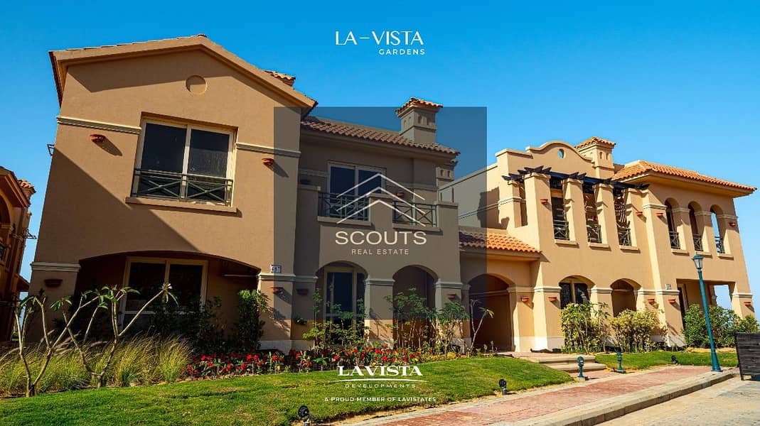 With a down payment of 500,000, I own a chalet in La Vista Gardens, Ain Sokhna, sea view 2