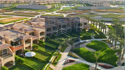 Fully finished chalet for sale with immediate delivery in La Vista Gardens, Ain Sokhna. Near Azha, Zafarana, and Suez. The project is sea