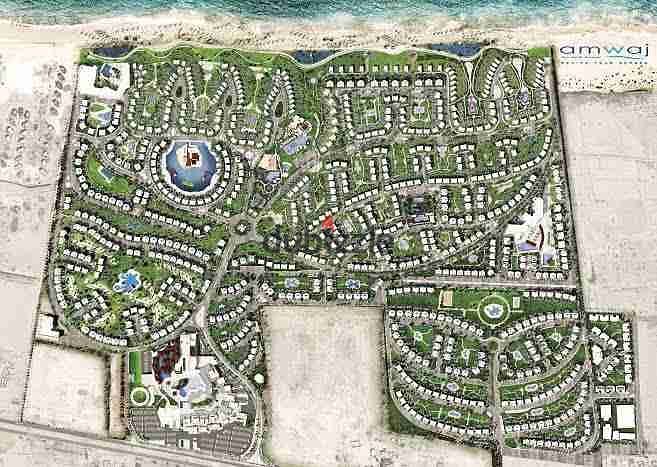 The lowest price for a chalet in Amwaj, 2 bedrooms, 2 bathrooms, installments completed, Amwaj North Coast 0