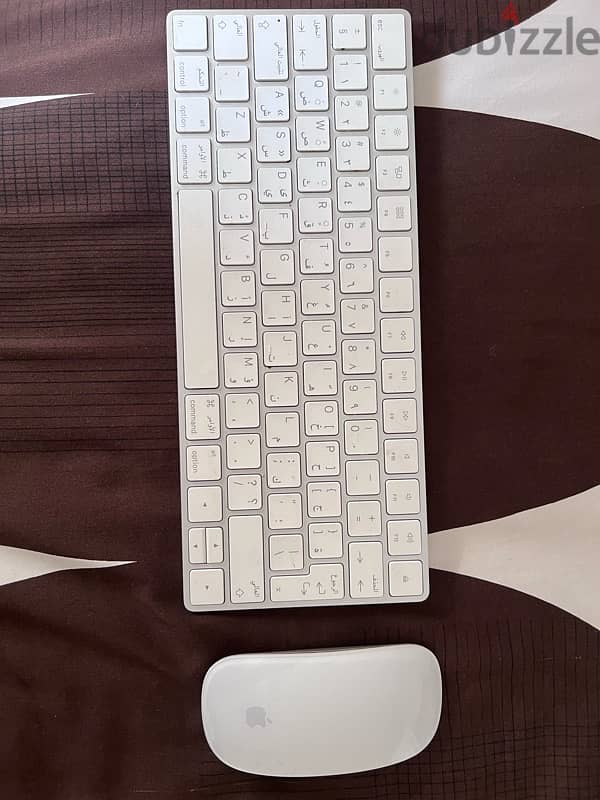 Apple Magic Keyboard (Arabic & English) plus Apple Magic Mouse (White) 2