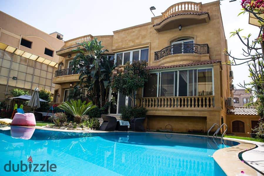 Villa For sale,1150m+ 400m garden in New Cairo - El nargess. 1 0