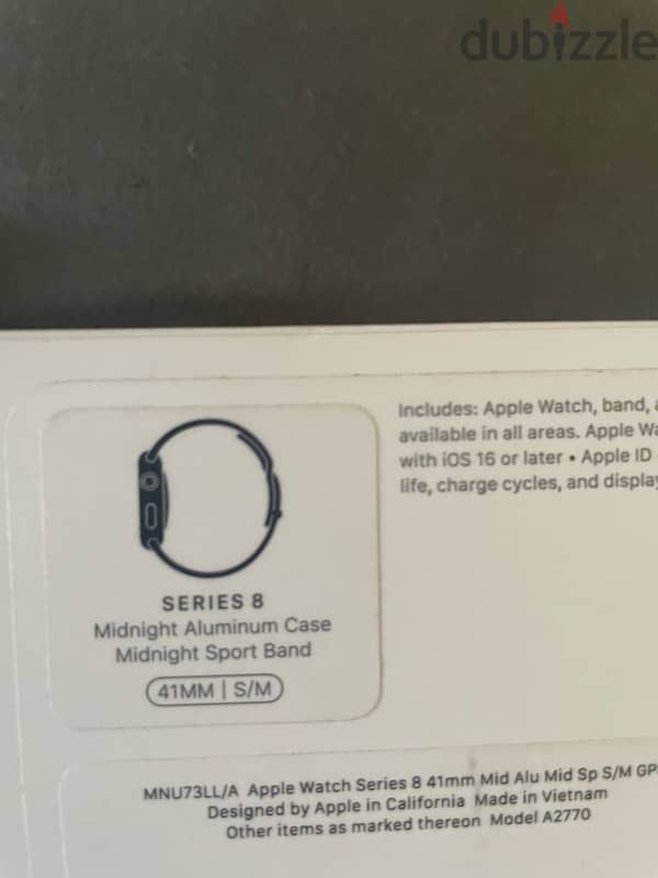 *SEALED* apple watch series 8 41mm (never opened) 3