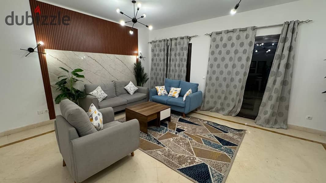 Apartment fully furnished for rent in Mivida Compound, New Cairo 0