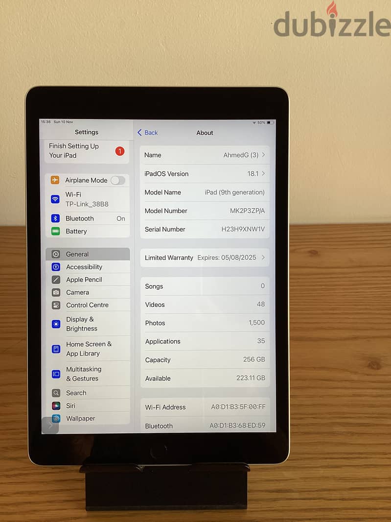 iPad 9 WiFi 256GB silver أيباد ٩ خصم ١٠٪؜ 5