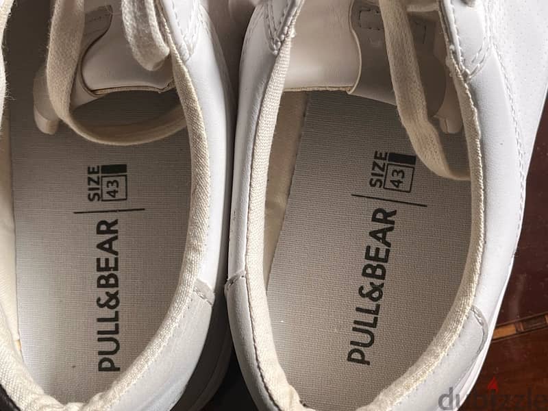 Pull & bear white sneakers 1