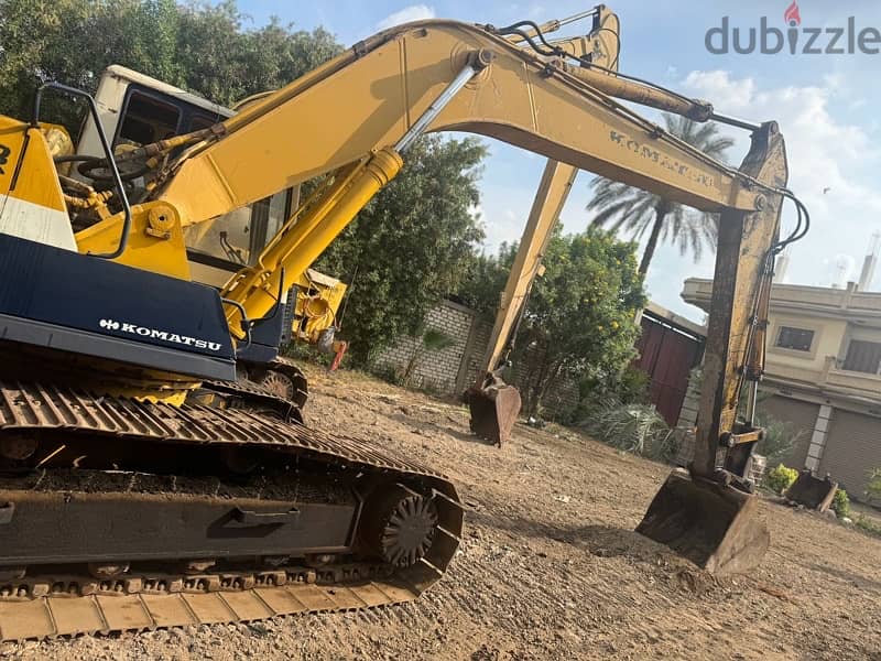 Komatsu pc200 حفار كوماتسو حفارات يابانى مجهز بحالة جيدة 16