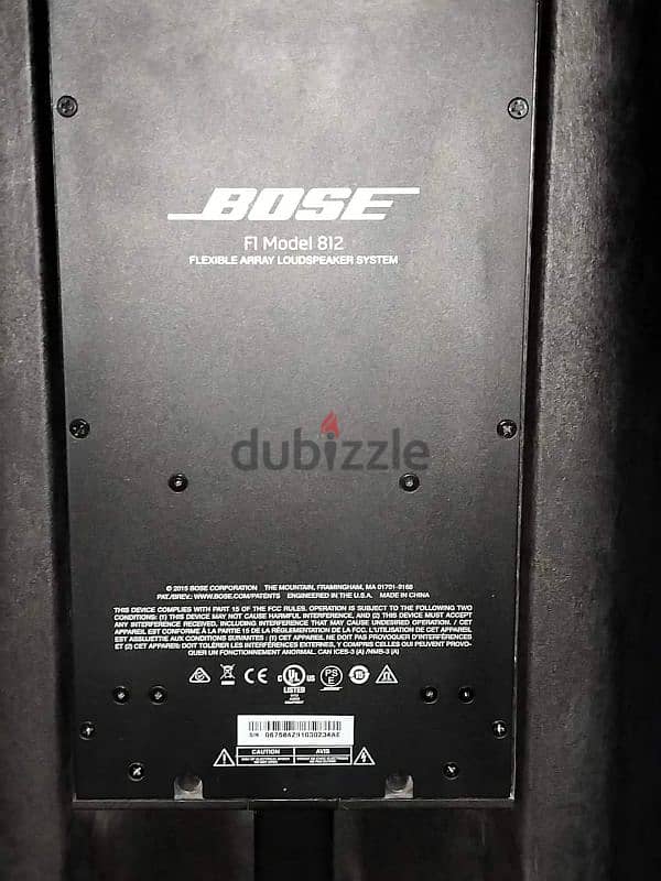 Bose f1 model 812 3