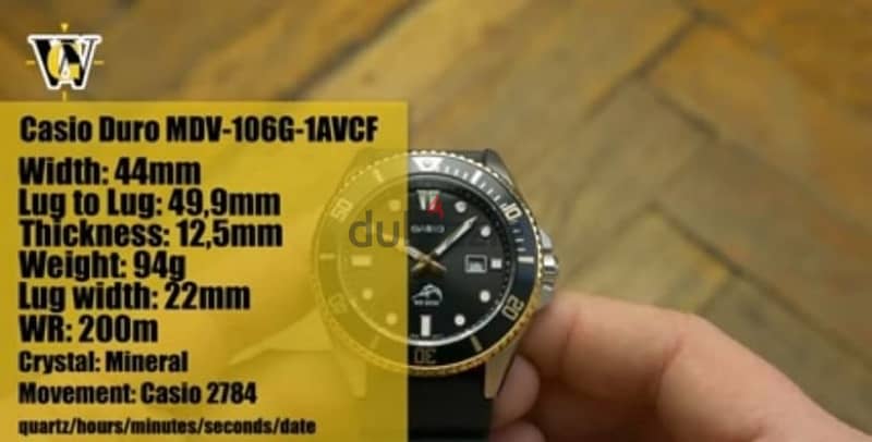 Casio Duro MDV106 original ساعة كاسيو دورو اصلية 5