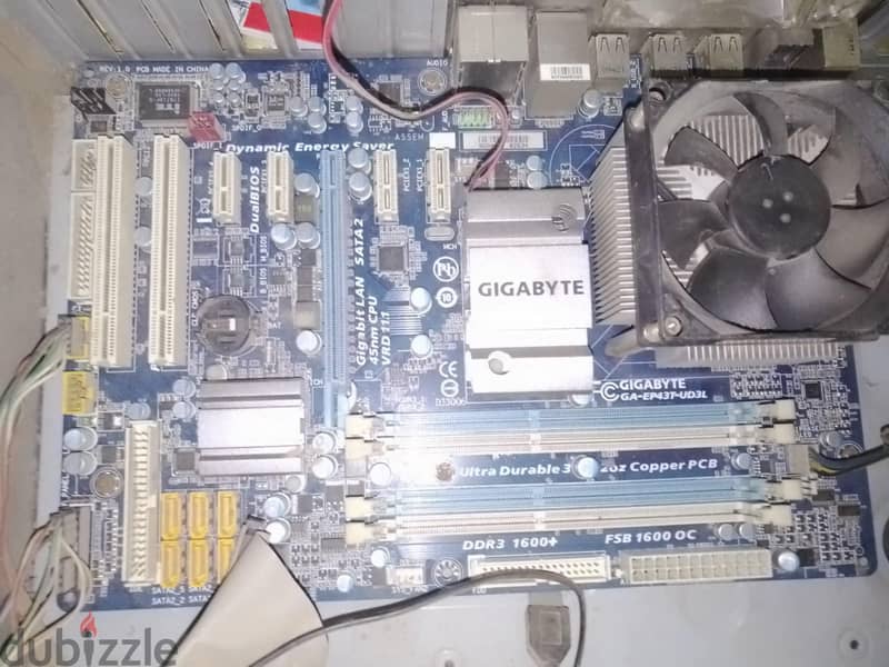 مازربورد   MOTHERBOARD GIGABIT   cpu+ g43 0