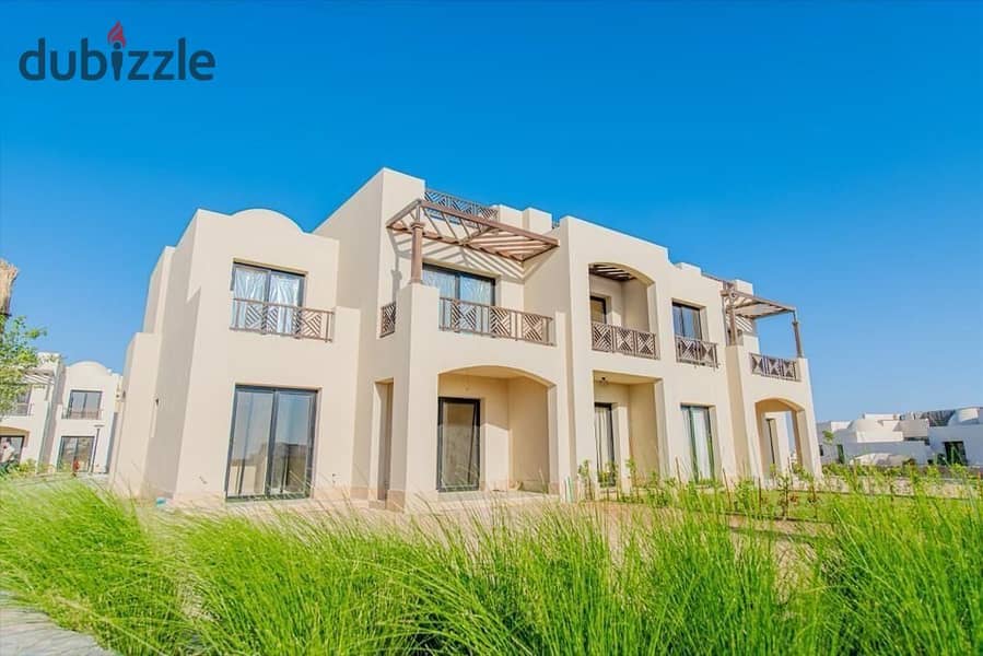 شقة للبيع في مكادي هايتس الغردقة متشطبة بالكامل من اوراسكوم بفيو لاند سكيب Makadi Heights Hurghada 0