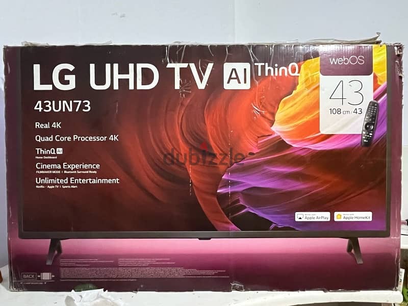 UHD LG TV in a perfect condition with a smart remote 2