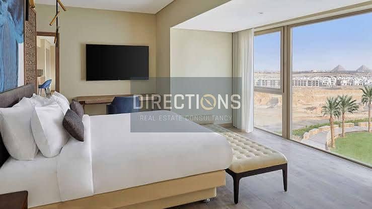 SawirisAn unrepeatable opportunity, an immediate, fully finished apt with a direct view of the pyramids in Pyramids Hills Compound, from Ora Naguib 0