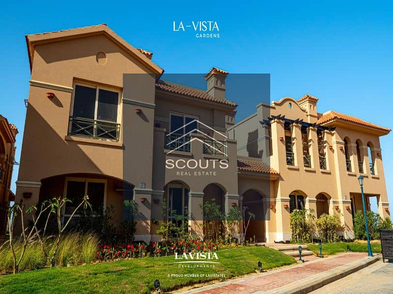 Own a fully finished chalet with immediate delivery with a direct view of the sea in La Vista Gardens Ain Sokhna near Porto Sokhna and Zaafarana 10