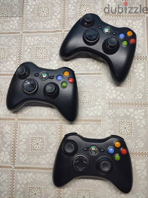 درعات xbox 360 wireless ومعاها الشاحن بسعر خفيف 1