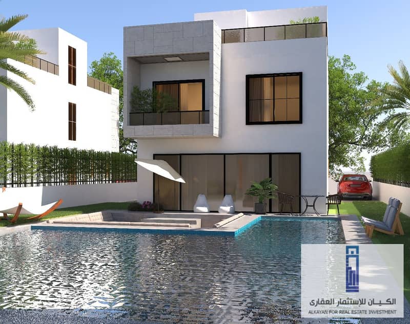 Free swimming pool - 12 years installments. . Own a luxurious standalone villa in Park Valley Diwan 2 Sheikh Zayed - Park Valley Diwan 2 0