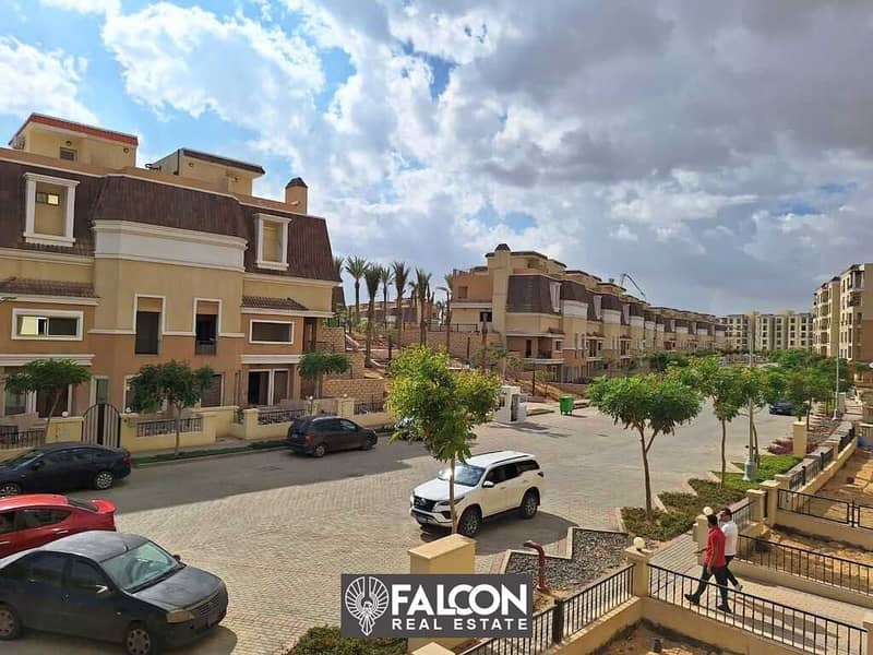 Standalone villa, 5 rooms, prime location, for sale in New Cairo, in a full-service compound 9