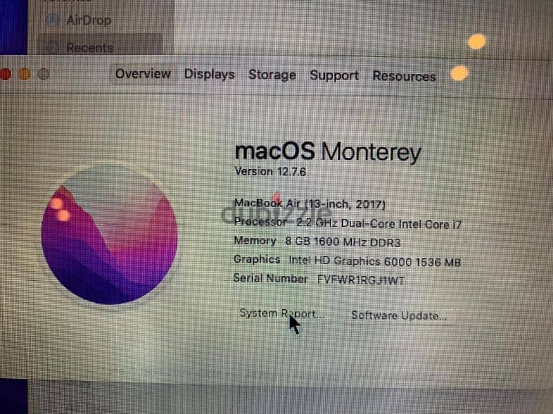 Macbook air 2017 0