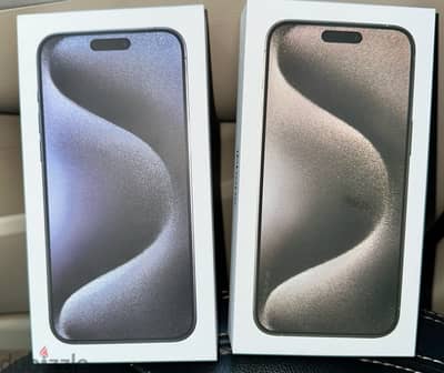 Apple iPhone 15 Pro Max 256GB SEALED عربى متبرشم