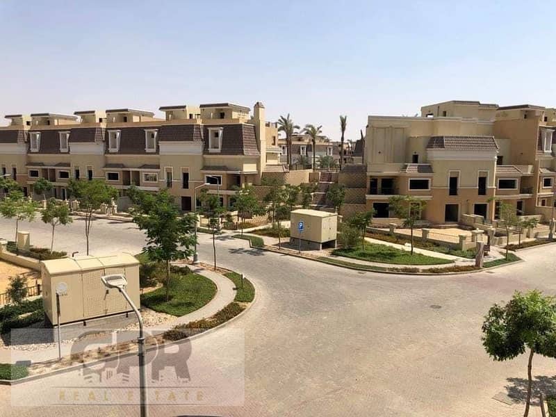 old price for villa town house ( A) in sarai new cairo on suez road direct heart of Mostakbl city next to Hassan allam 5