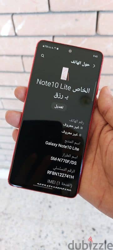 Samsung note 10 lite 4