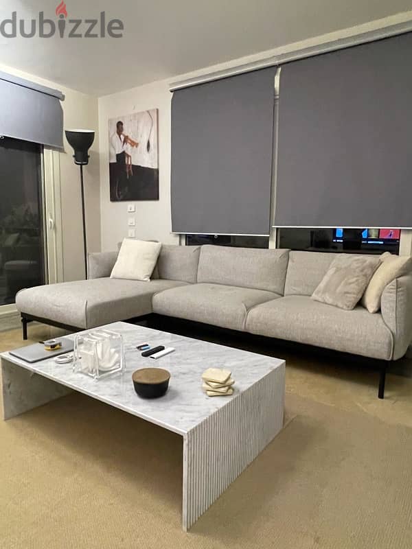 IKEA Modern Grey Couch كنبة حديثة من إيكيا باللون الرمادي 2